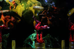 Ants juggle corn as part of Cirque du Soleil's "OVO." (Courtesy Shannon Finney/shannonfinneyphotography.com)