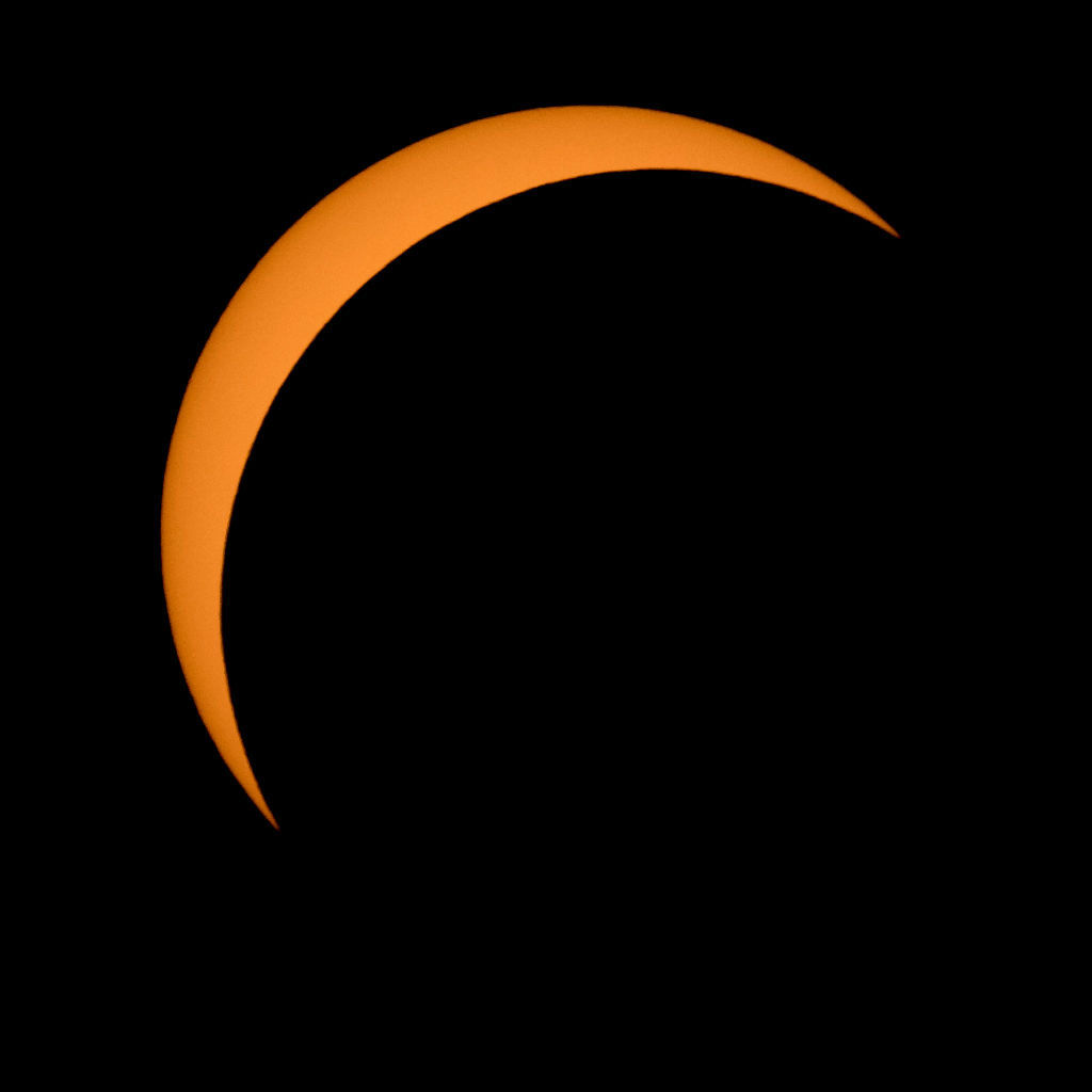 ROSS LAKE, WASHINGTON - AUGUST 21:  In this NASA handout, The Moon is seen passing in front of the Sun during a solar eclipse  August 21, 2017 from Ross Lake, Northern Cascades National Park, Washington. A total solar eclipse swept across a narrow portion of the contiguous United States from Lincoln Beach, Oregon to Charleston, South Carolina. A partial solar eclipse was visible across the entire North American continent along with parts of South America, Africa, and Europe.   (Photo by Bill Ingalls/NASA via Getty Images)