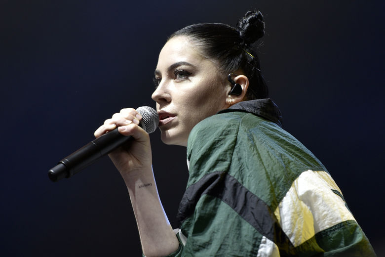 Bishop Briggs performs on day two at Lollapalooza in Grant Park on Thursday, Aug 4, 2017 in Chicago. (Photo by Rob Grabowski/Invision/AP)