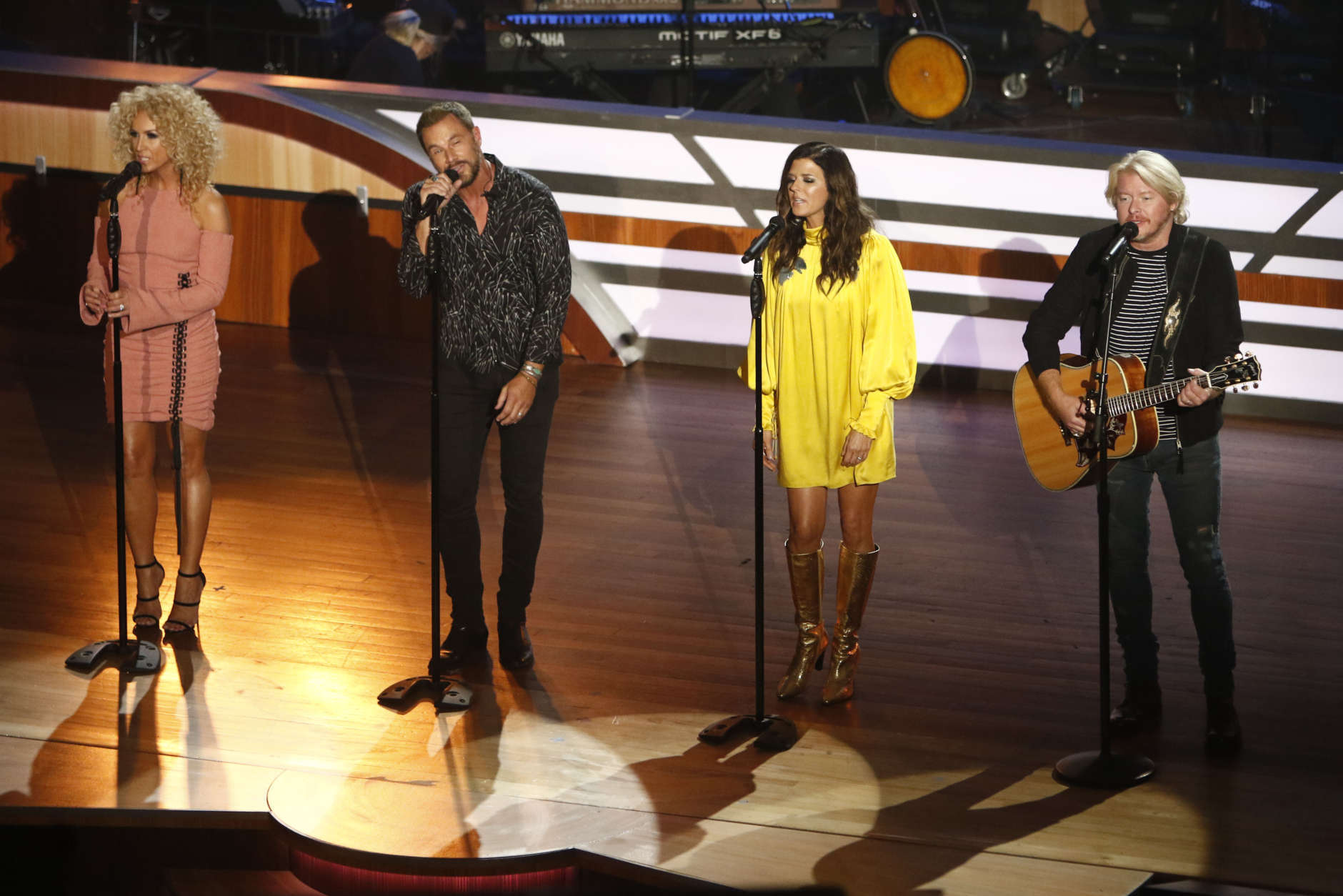 Little Big Town performs during the 11th annual ACM Honors at the Ryman Auditorium on Wednesday, Aug. 23, 2017, in Nashville, Tenn. (Photo by Wade Payne/Invision/AP)