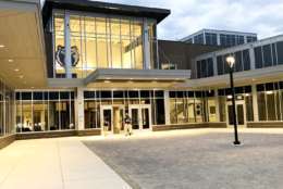 Brambleton Middle School is one of Loudoun County's new schools. (WTOP/Neal Augenstein)