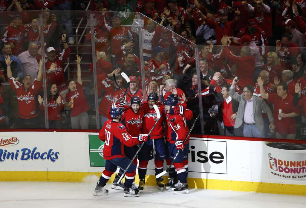 The Capitals are the champs of fan satisification in D.C. according to a new survey by J.D. Power. 

They scored 797 points out of a possible 1,000 in seven factors ranging from seating area and game experience, security and ushers, leaving the game, arriving at the game, food and beverage, ticket purchase, and souvenirs and merchandise. (AP Photo/Carolyn Kaster)