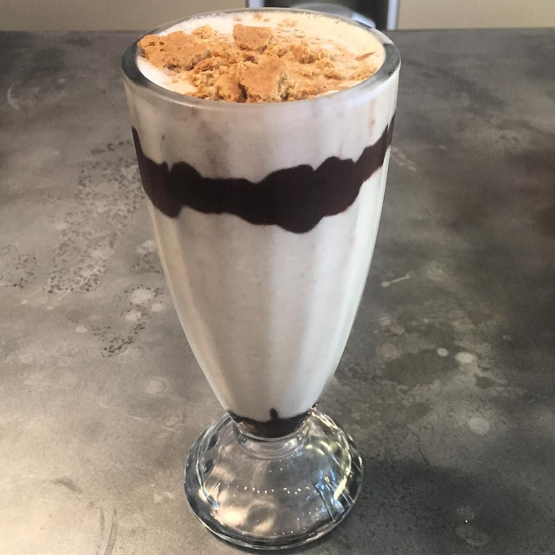 Fare Well has a S'mores shake: Vanilla coconut ice cream blended with graham crackers and house-made marshmallow fluff & drizzled with chocolate. ($8)