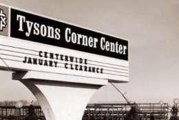 Development at Tysons Corner Center around the mall property in 1969. (Courtesy Tysons Partnership)