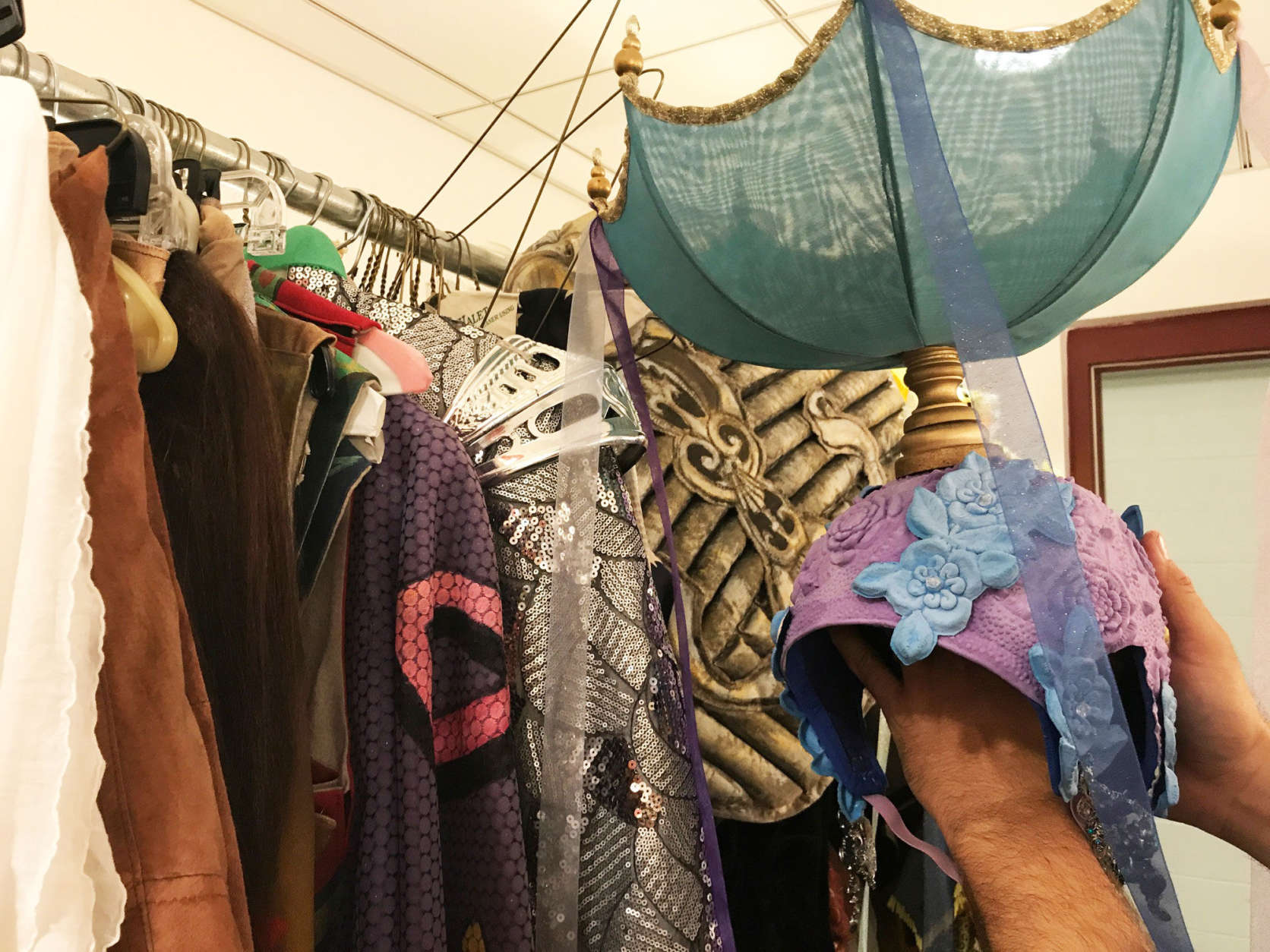 Everything from hats, to wigs, to period pieces and dresses will be available at the costume sale, and prices range from $2 to $200. (WTOP/Rachel Nania) 