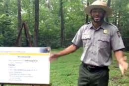 U.S. Park Service Facebook Live presentation about Roosevelt Island. (NPS)