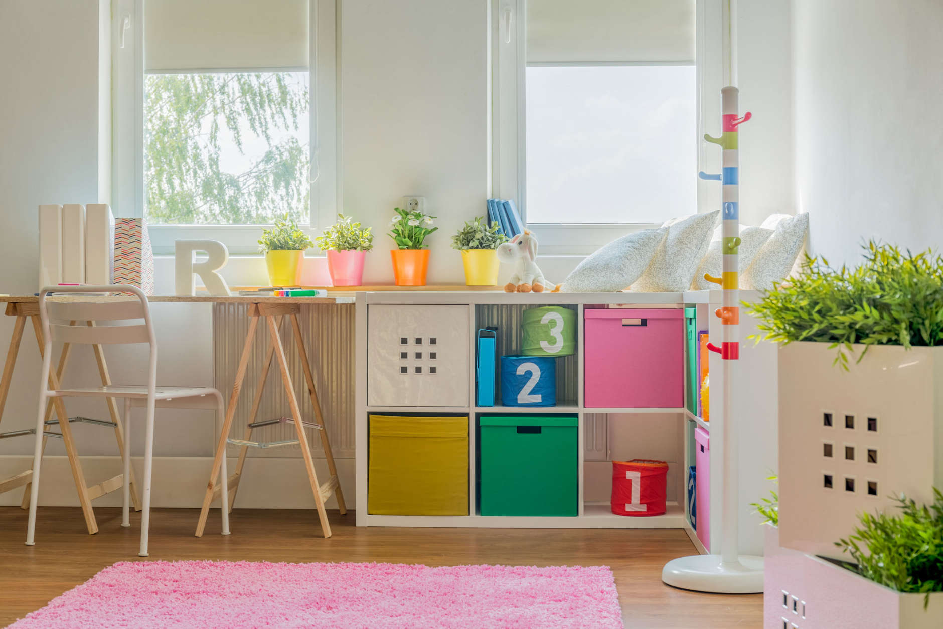 Picture of colorful decoration in kids room