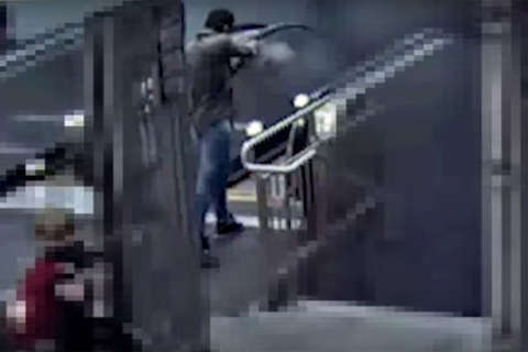 Gun fired down escalator at Columbia Heights Metro station
