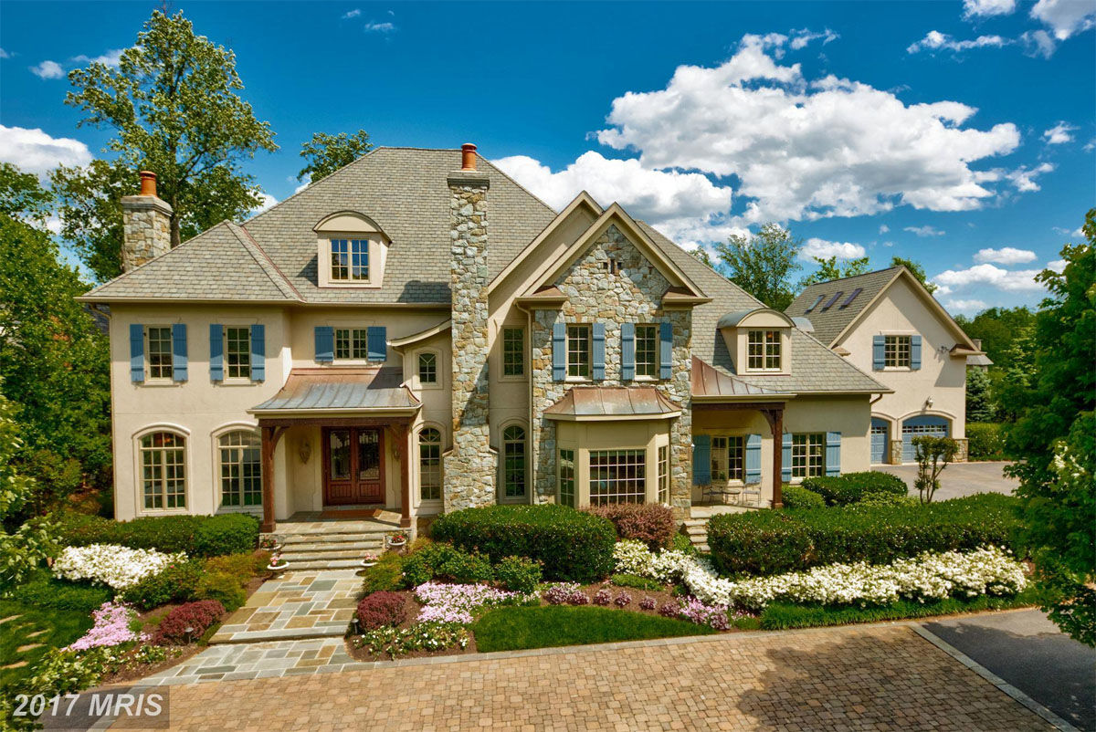 5. 

$3.27 million

7690 Ballestrade Court

McLean, Virginia



This 2006--built French Country-style home in Fairfax County boasts eight bathrooms, three half baths and eight bedrooms.  (Courtesy MRIS, a Bright MLS)