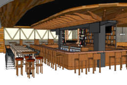 Renderings of the new City Tap Dupont, which opens next month. (Courtesy Table 95 Hospitality)