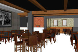 Renderings of the new City Tap Dupont, which opens next month. (Courtesy Table 95 Hospitality)
