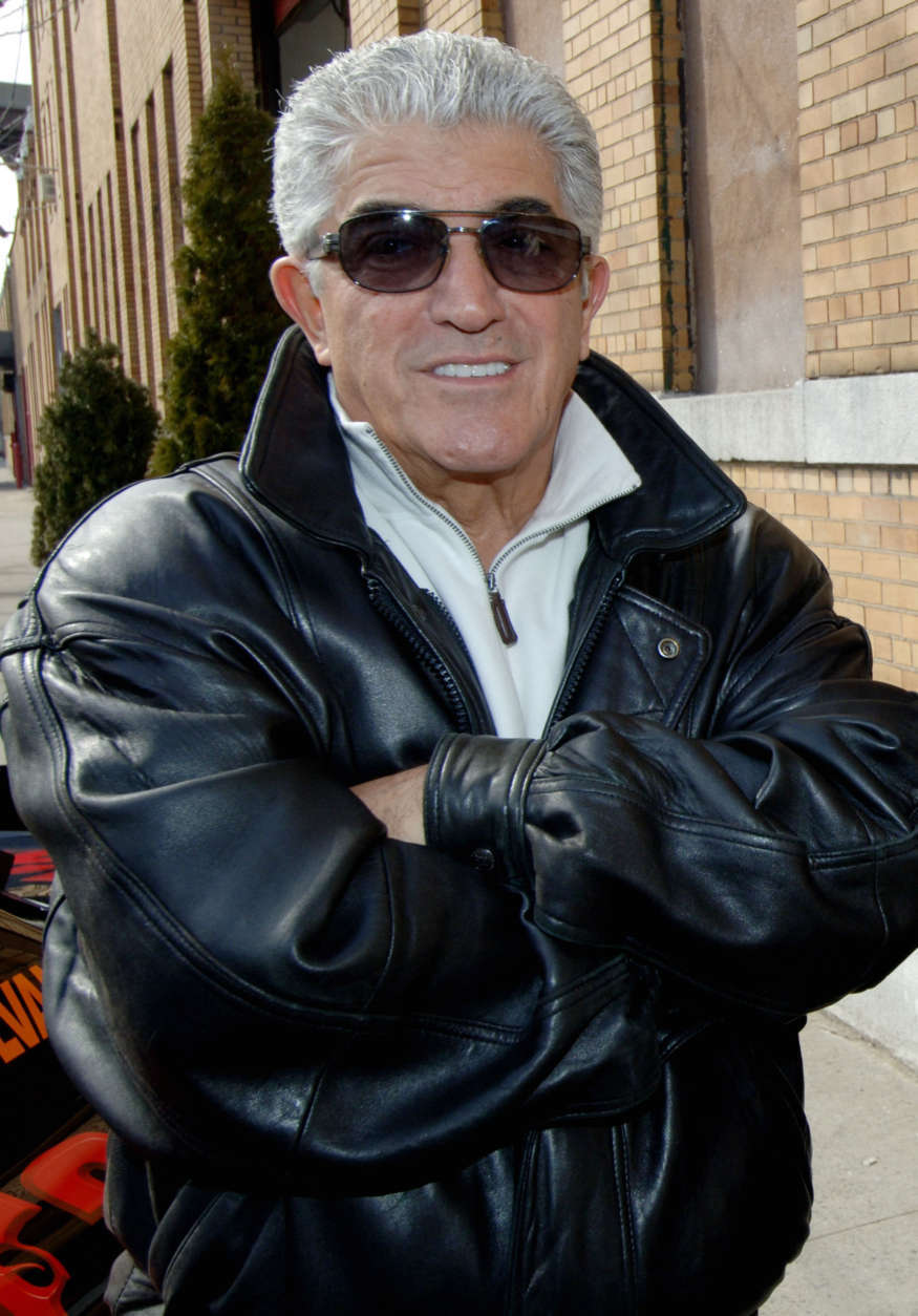 Frank Vincent, who plays Frank Leotardo on the HBO television series "The Sopranos," takes part in a news conference outside SilverCup Studios, where the "The Sopranos" films,  in Queens, New York, Wednesday, Feb. 22, 2006. Leotardo and other cast members of "The Sopranos" helped unveil the "Sopranos" Chevrolet Monte Carlo race car that Clint Bowyer will drive in the UAW-Daimler Chrysler 400 in Las Vegas on March 12, the same day as the season premiere of "The Sopranos."  (AP Photo/Henny Ray Abrams)