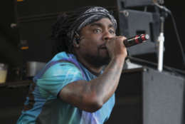 Wale performs on Day 3 of the 2017 Firefly Music Festival at The Woodlands on Saturday, June 17, 2017, in Dover, Del. (Photo by Owen Sweeney/Invision/AP)