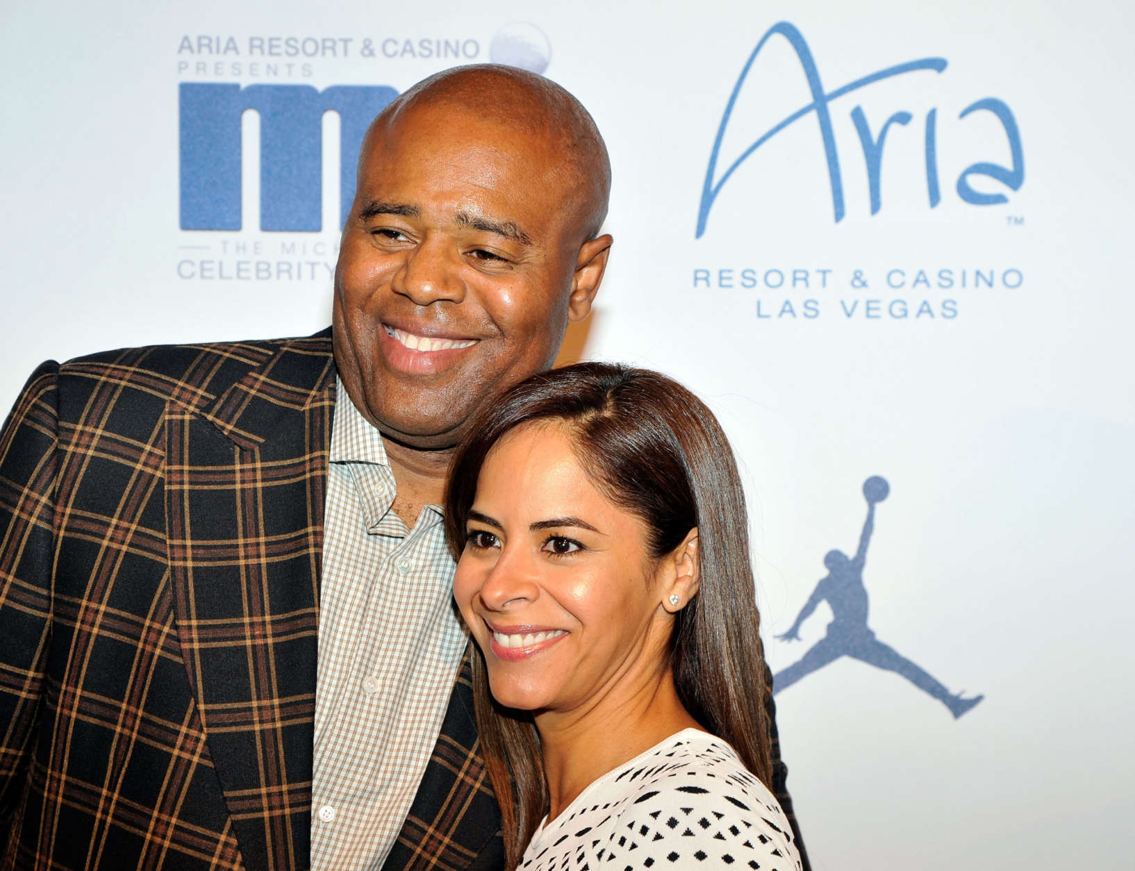 From left, actor Chi McBride and wife Julissa arrive at the Michael Jordan Celebrity Invitational opening night dinner, Wednesday, April, 3, 2013 in Las Vegas. (Photo by Jeff Bottari/Invision for Jordan/AP Images)