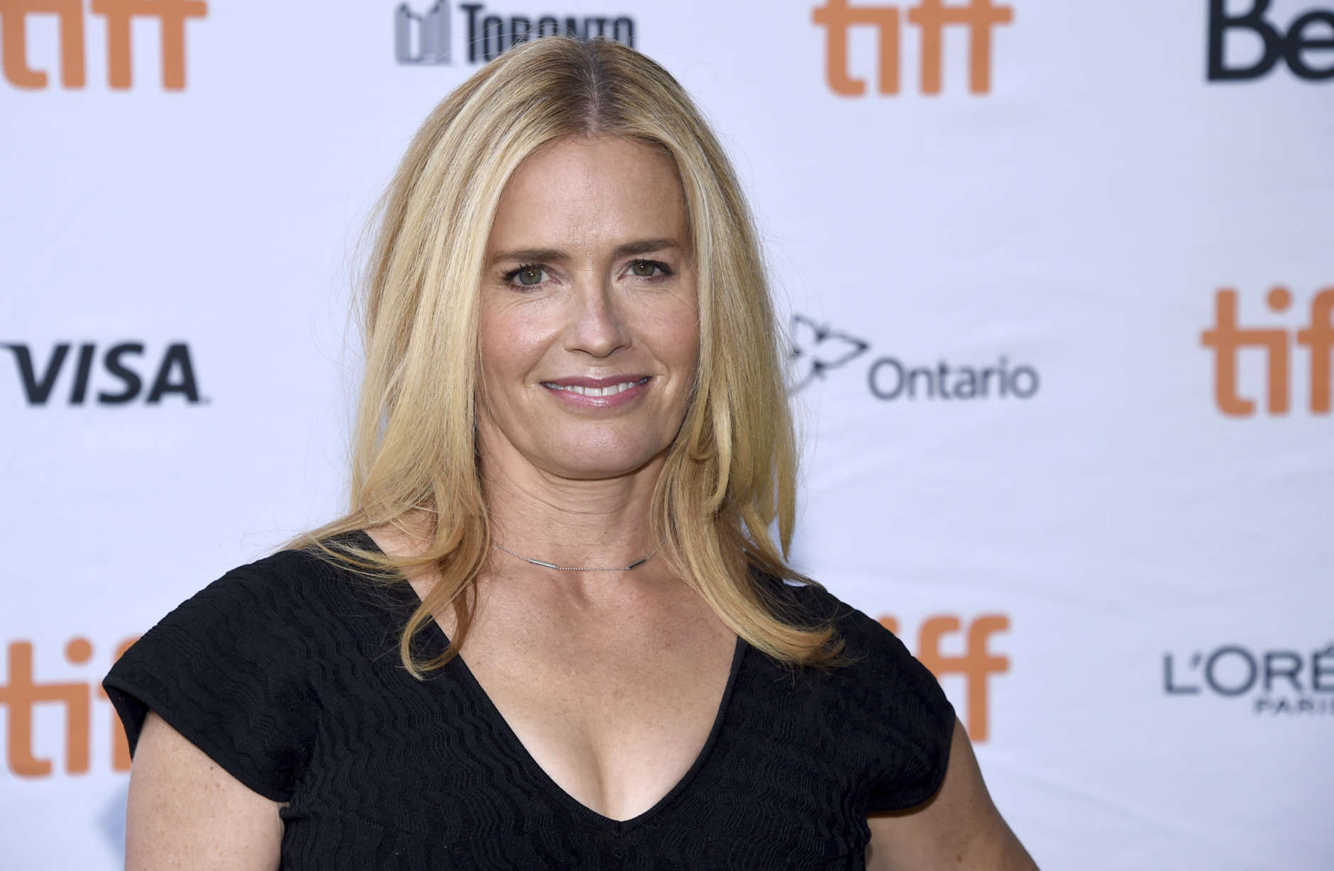 Elisabeth Shue attends a premiere for "Battle of the Sexes" on day 4 of the Toronto International Film Festival at the Ryerson Theatre on Sunday, Sept. 10, 2017, in Toronto. (Photo by Evan Agostini/Invision/AP)