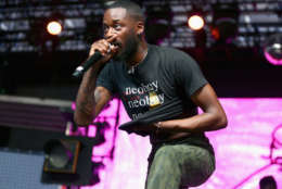 INDIO, CA - APRIL 23:  Rapper GoldLink performs at the Mohave Tent during day 3 of the 2017 Coachella Valley Music &amp; Arts Festival (Weekend 2) at the Empire Polo Club on April 23, 2017 in Indio, California.  (Photo by Rich Fury/Getty Images for Coachella)