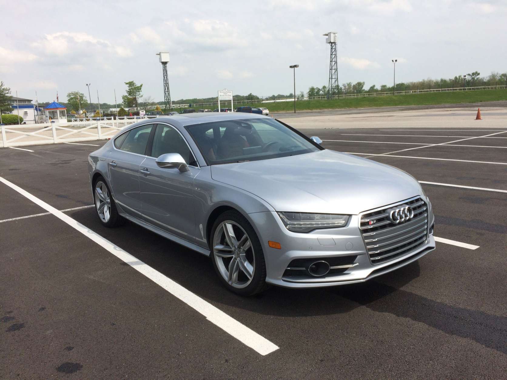 WTOP car guy Mike Parris says the Audi is cracking the code of combining good looks with a spacious trunk with the 2017 Audi S7. (WTOP/Mike Parris) 
