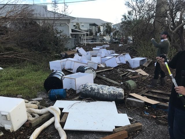 Damage in the Florida Keyes are visible Tuesday, Sept. 12, 2017. (Courtesy Steve Dresner)