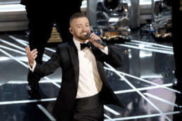 Justin Timberlake, seen here at the 2017 Academy Awards, is one of the scheduled special guests who will be appearing at the Concert for Charlottesville. (Photo by Chris Pizzello/Invision/AP)