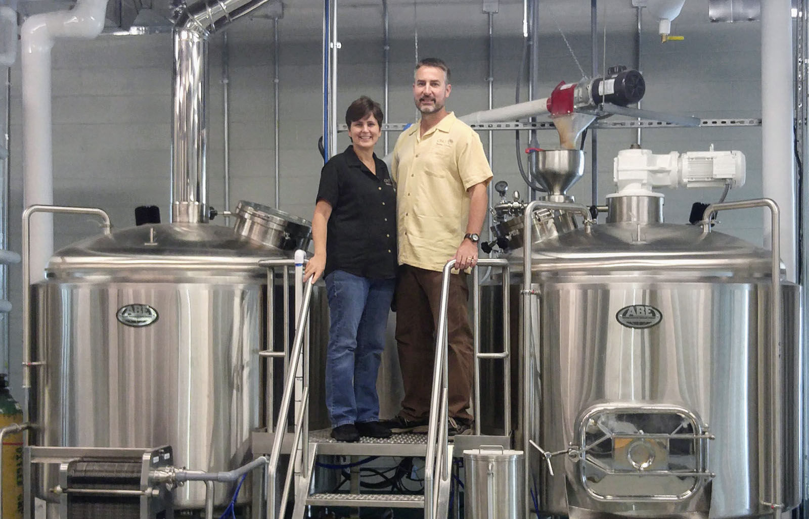 Ono Brewing Co.'s owners, Scott and Cyndi Hoffman. (Courtesy Ono Brewing Co.)