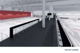 The complex includes two NHL-sized ice rinks. (Courtesy St. James Sports Complex)
