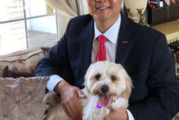 Rep. Ted Lieu, D-Calif., and his pup, Abbot. (Courtesy Humane Rescue Alliance)