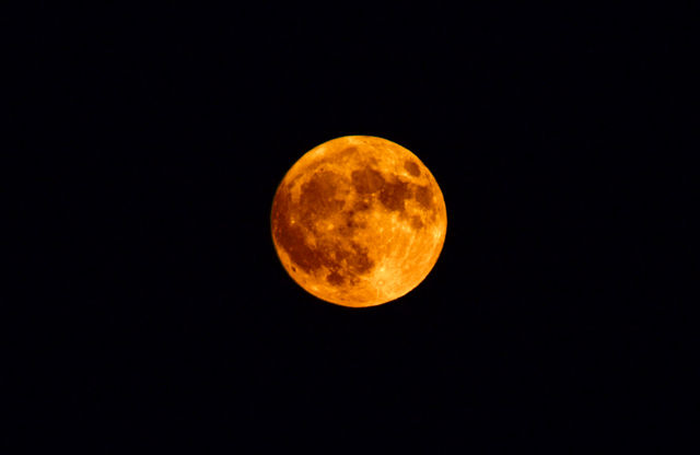 The Full Hunter's Moon from Oct. 15, 2016. (WTOP/Greg Redfern)