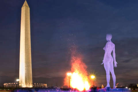 Park service denies permit for 45-foot-tall nude woman statue on National Mall