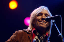 Tom Petty performs during the Vegoose music festival at Sam Boyd Stadium in Las Vegas on Saturday, Oct. 28, 2006. (AP Photo/Isaac Brekken)