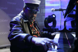 Music legend Fats Domino performs on the NBC "Today" television show in New York, Friday, Nov. 9, 2007.  (AP Photo/Richard Drew)