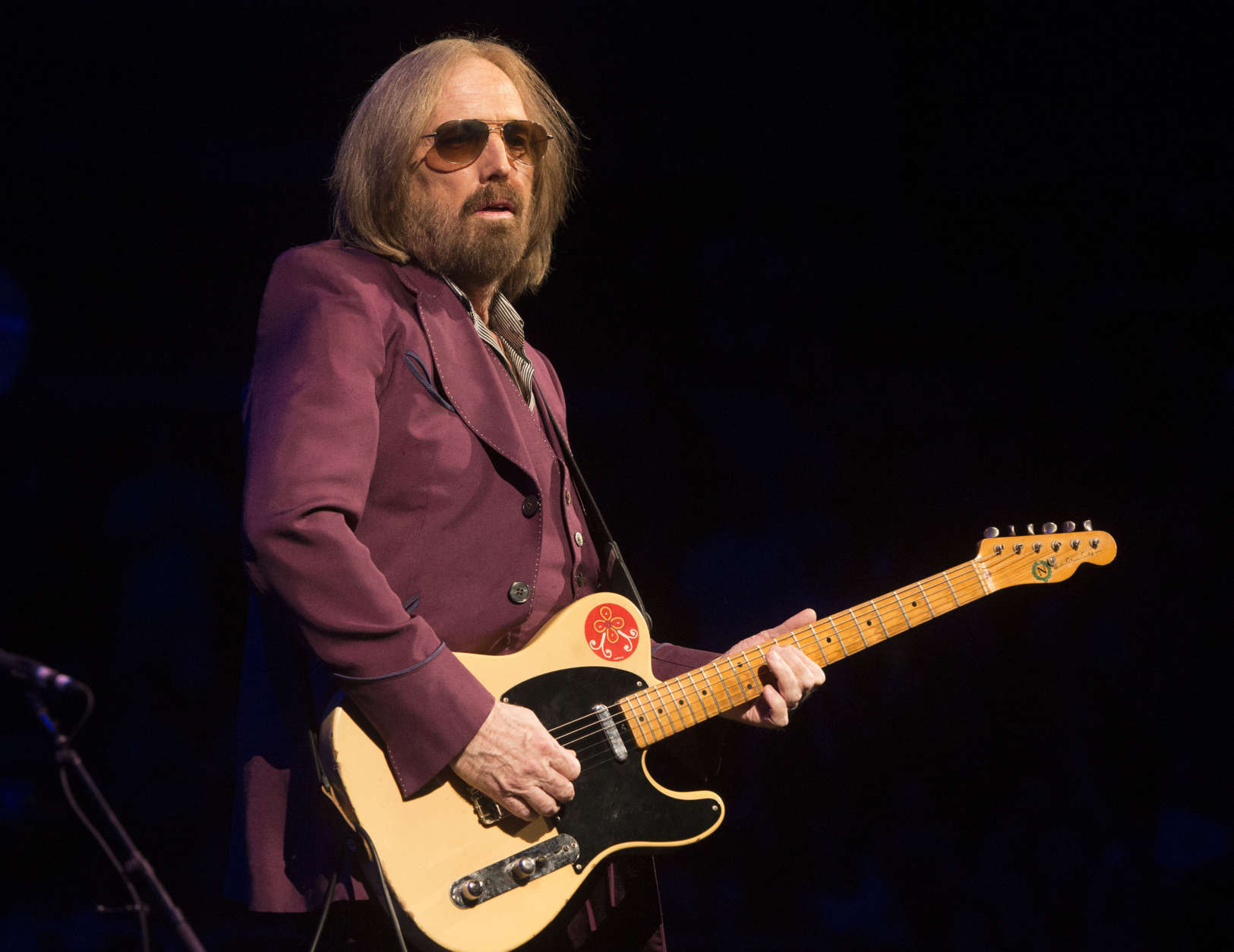 Tom Petty of Tom Petty and the Heartbreakers performs in concert during their "40th Anniversary Tour" at The Wells Fargo Center on Saturday, July 1, 2017, in Philadelphia. (Photo by Owen Sweeney/Invision/AP)