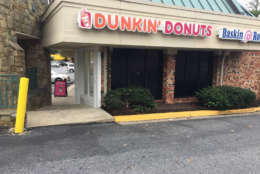 A spokesperson for Montgomery County Fire and EMS said the bee hive was across the street from the school near a Dunkin Donuts, 32 students were reported as stung. (WTOP/Dennis Foley)