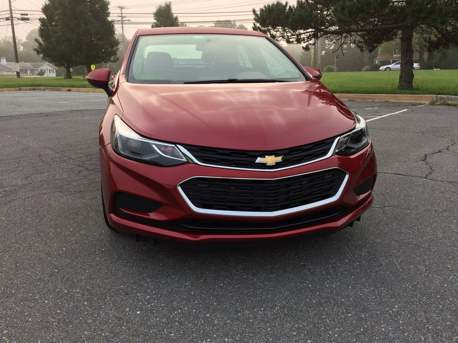 The Cruze isn’t the sportiest compact on the market but it does surprise you on back roads and soaks most bumps very well. The noise is kept in check on the highway making it one of the more hushed compacts. (WTOP/Mike Parris)