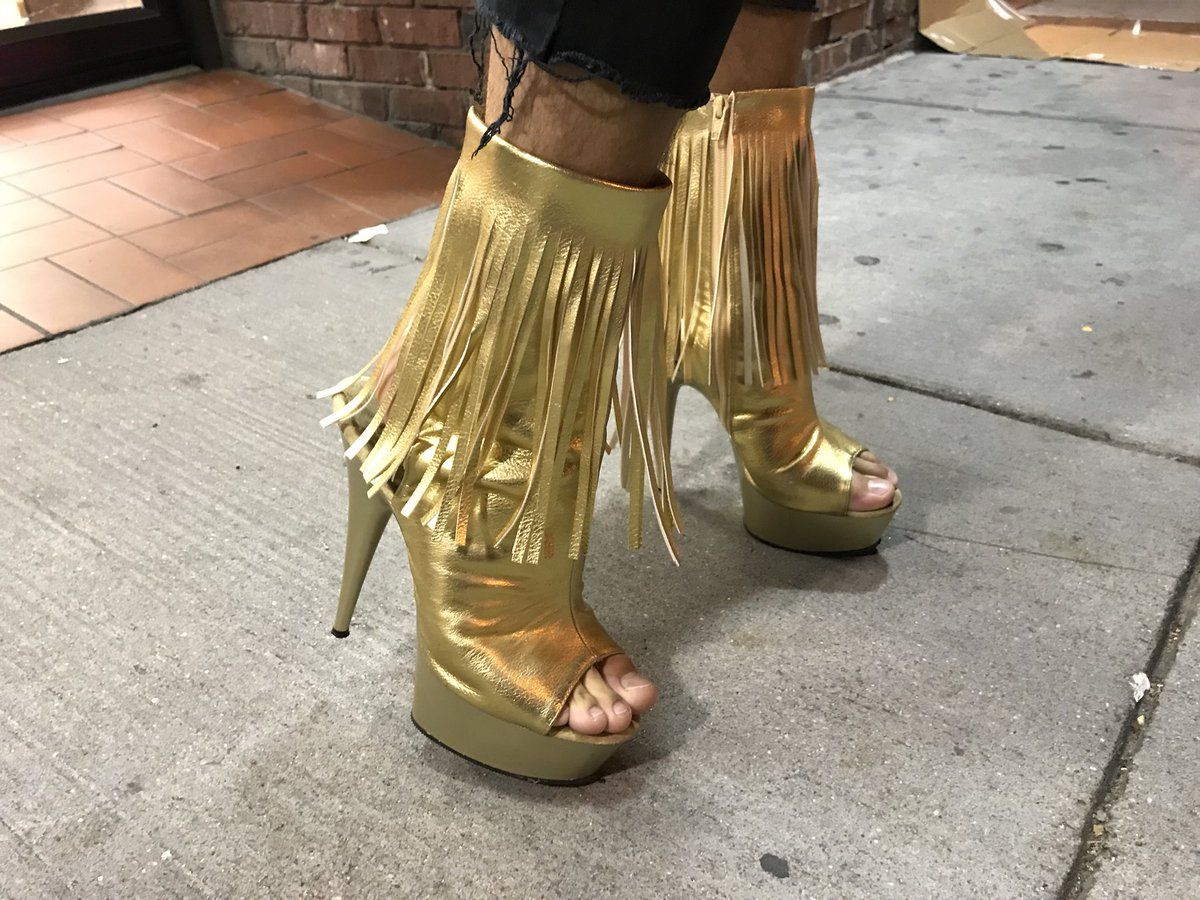 Participants were dressed to the nines,
 or in this case,
 nine centimeter heels.
 (WTOP/Michelle Basch)