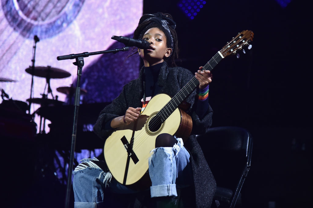 NEW YORK, NY - OCTOBER 17: Willow Smith performs onstage during TIDAL X: Brooklyn at Barclays Center of Brooklyn on October 17, 2017 in New York City. (Photo by Theo Wargo/Getty Images for TIDAL)