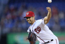 Gio Gonzalez, who started Game 2, will take the mound in Game 5.  (AP Photo/Manuel Balce Ceneta)
