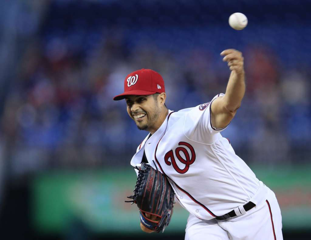 Gio Gonzalez, who started Game 2, will take the mound in Game 5.  (AP Photo/Manuel Balce Ceneta)