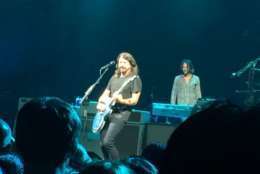 Dave Grohl rocks The Anthem in Washington D.C. on Oct. 12, 2017. (WTOP/Jason Fraley)