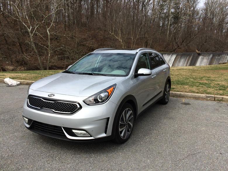 With the Niro Touring, Kia saw an opportunity to bring a new car to market, one that sits up higher and has more of a crossover look and feel. (WTOP/Mike Parris)