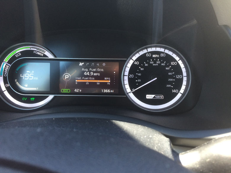 WTOP car guy Mike Parris managed 44.9 mpg in a week of driving. (WTOP/Mike Parris)