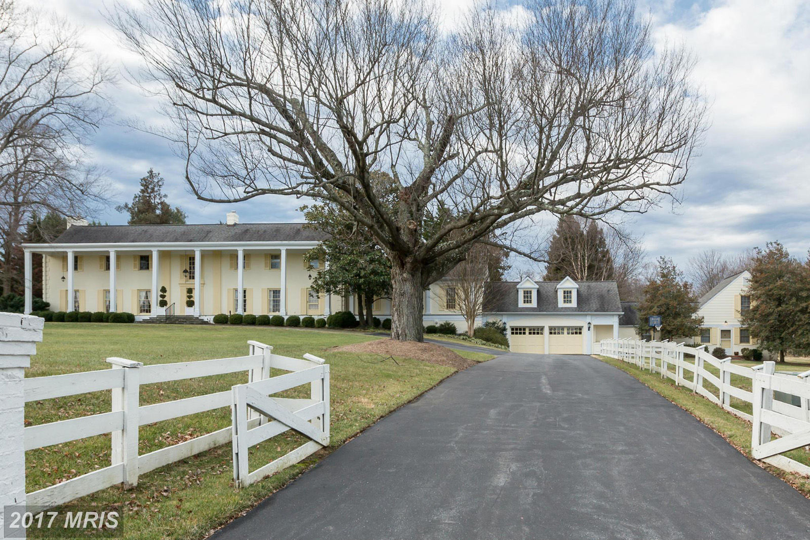 This five bedroom, four bathroom colonial style home built in 1937 sold for $3.35M on Sept. 15 in Potomac, Maryland. (Courtesy Bright MLS)