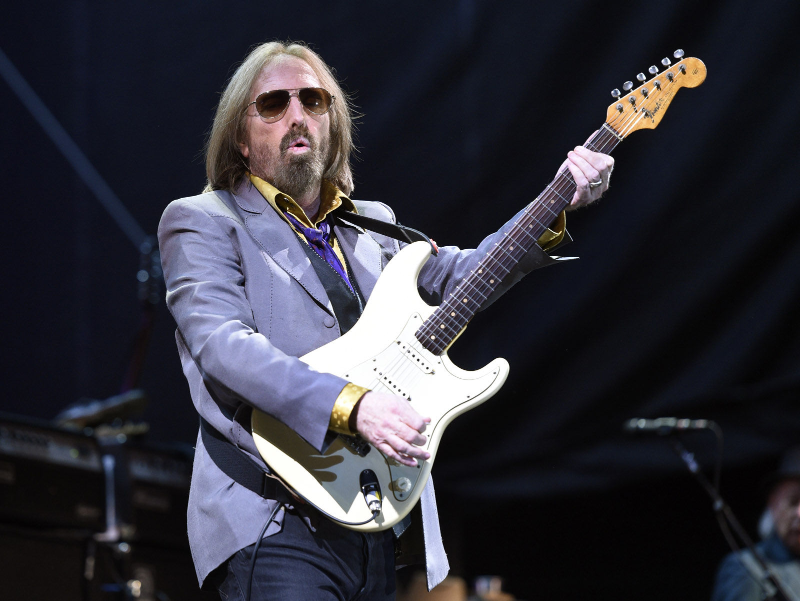 Tom Petty performs with the Heartbreakers during their headlining set on day one of the inaugural 2017 Arroyo Seco Music Festival on Saturday, June 24, 2017, in Pasadena, Calif. (Photo by Chris Pizzello/Invision/AP)