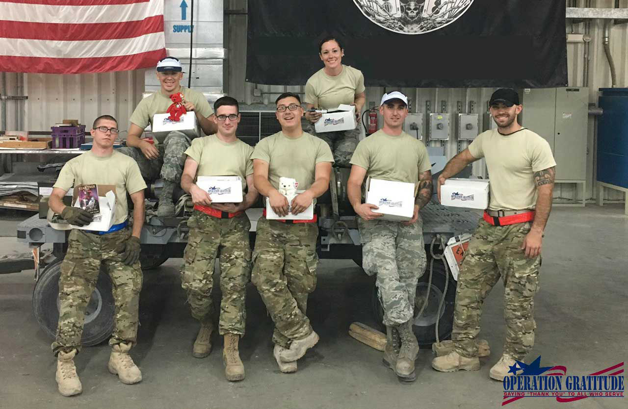 The candy is sent to troops serving overseas as part of a larger care package. (Courtesy Troop Treats)