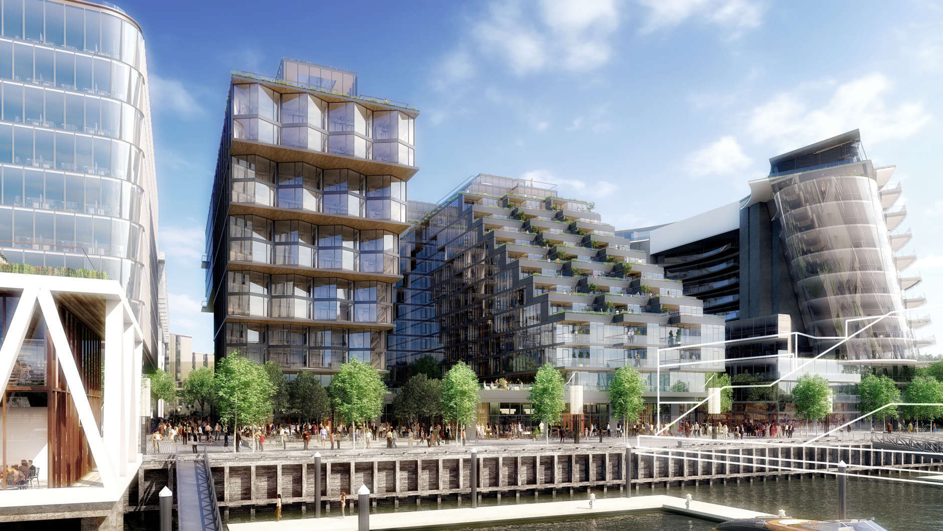Plans for The Wharf's Phase II include over 300 residential units. (Courtesy PN Hoffman)