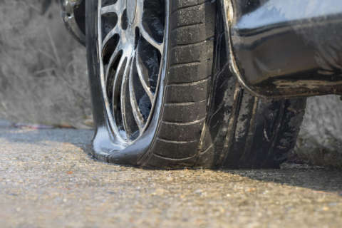 2nd time this week: Metal causes flat tires for DC region interstate drivers