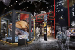 The "Destination Moon" exhibit. (Copyright: Smithsonian Institution)