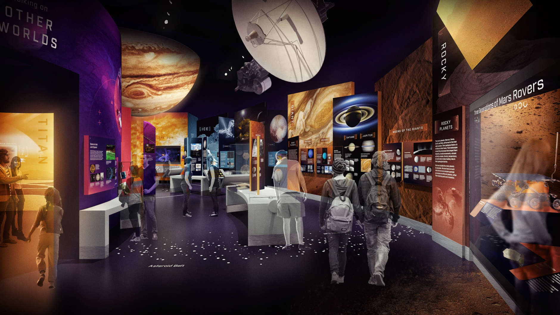 "Exploring the Planets" is part of the Smithsonian's "Reimagining" of the Air and Space Museum. (Copyright: Smithsonian Institution)