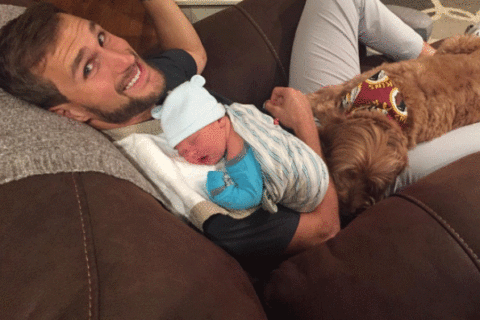 Redskins’ Kirk Cousins posts photo with newborn son