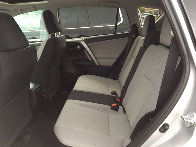 The back could benefit from more space as it was difficult to outfit three child safety seats in the back. (WTOP/Mike Parris)