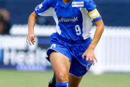 In 2001, Mia Hamm and the Washington Freedom helped launch a professional women’s league at RFK. The Women’s National Team has also made frequent stops at RFK and in 2003 was one of the venues for the Women’s World Cup. (Courtesy Tony Quinn)